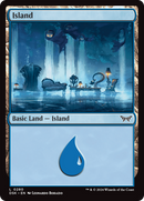 Island (0280) (DSK-280)  Foil - Duskmourn: House of Horror