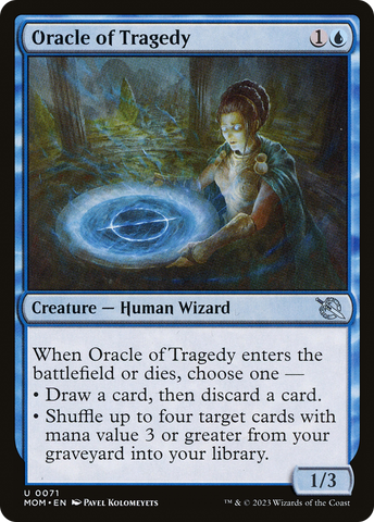 Oracle of Tragedy (MOM-071)  - March of the Machine