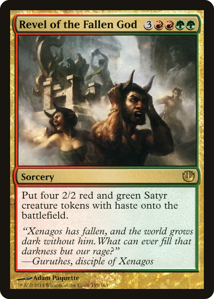 Revel of the Fallen God (JOU-155)  Foil - Journey into Nyx