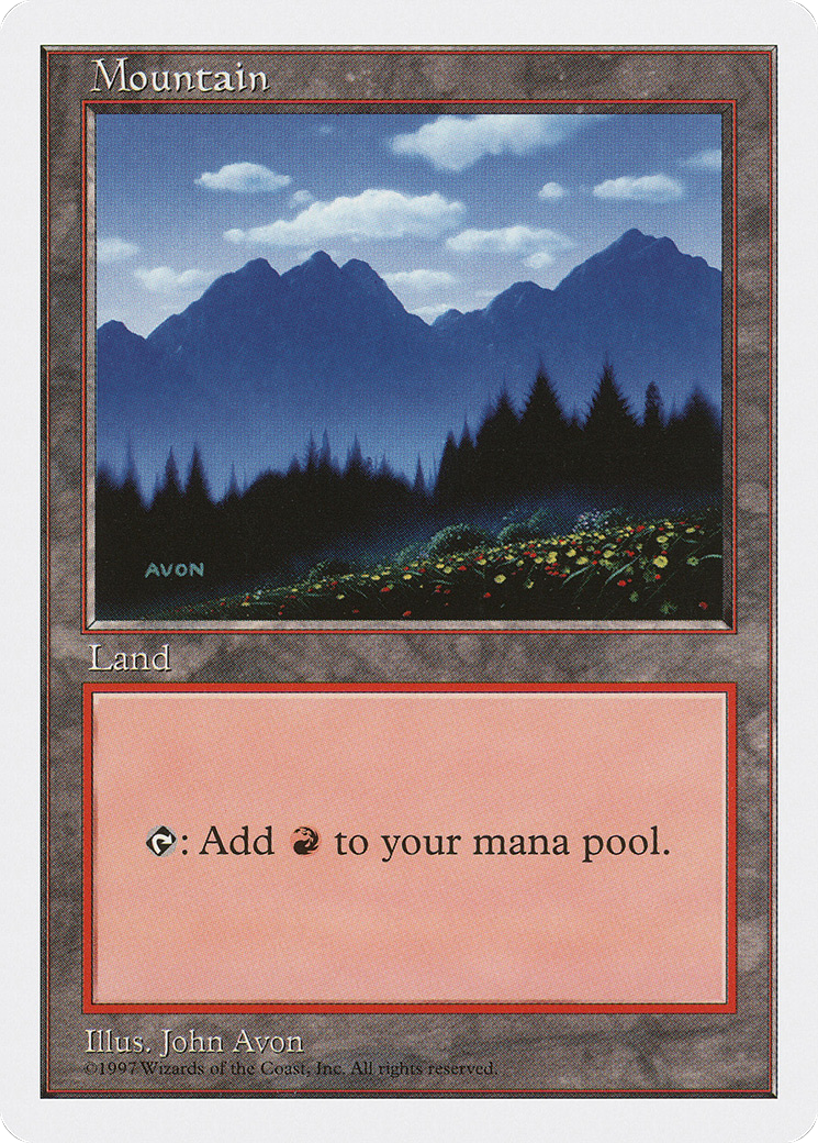 Mountain (445) (5ED-445)  - Fifth Edition