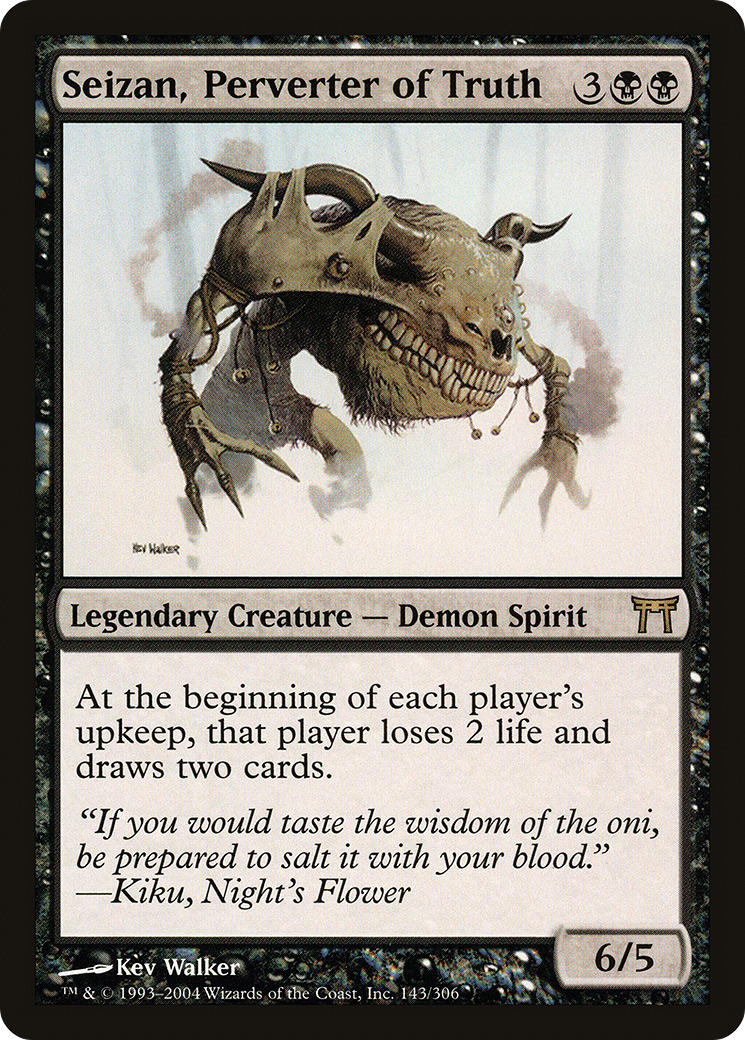 Seizan, Perverter of Truth (CHK-143)  Foil - Champions of Kamigawa