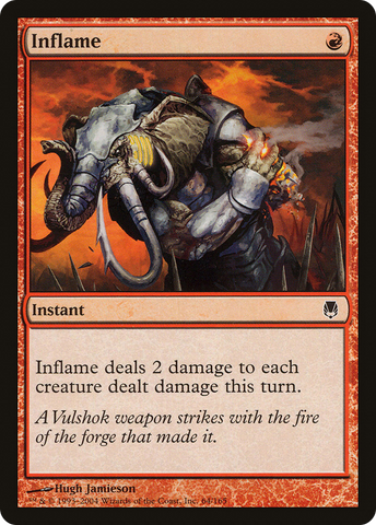 Inflame (DST-064) - Darksteel Foil