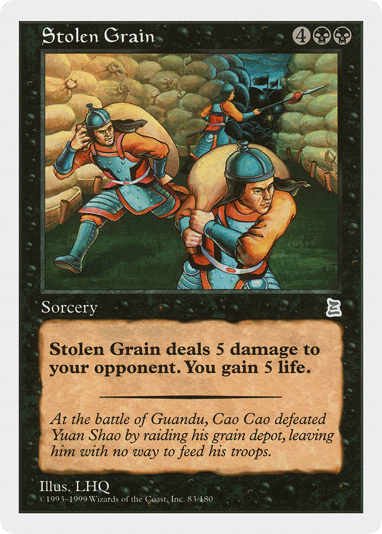 Stolen Grain (PTK-083)  - Portal Three Kingdoms