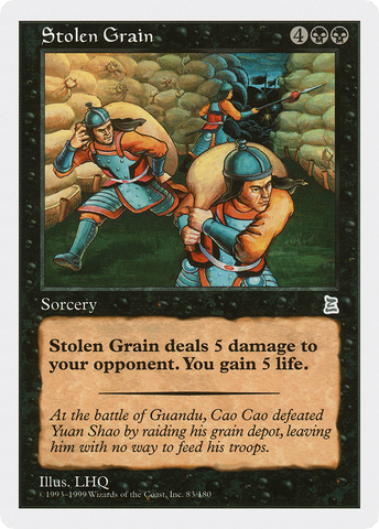 Stolen Grain (PTK-083)  - Portal Three Kingdoms