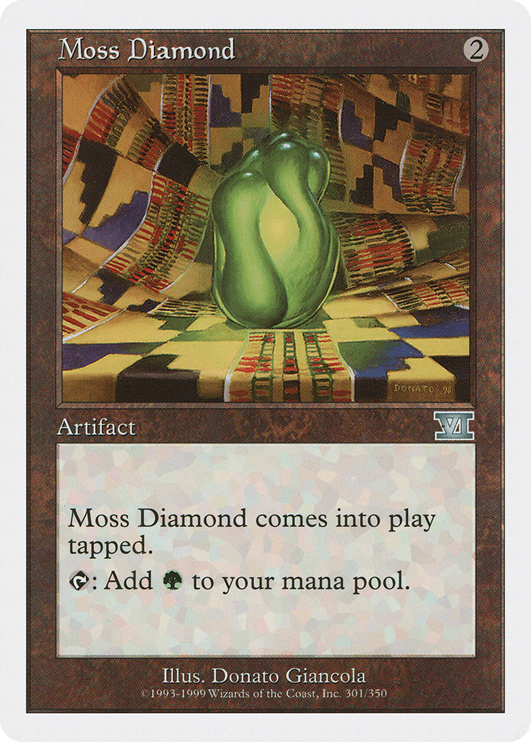 Moss Diamond (6ED-301)  - Classic Sixth Edition