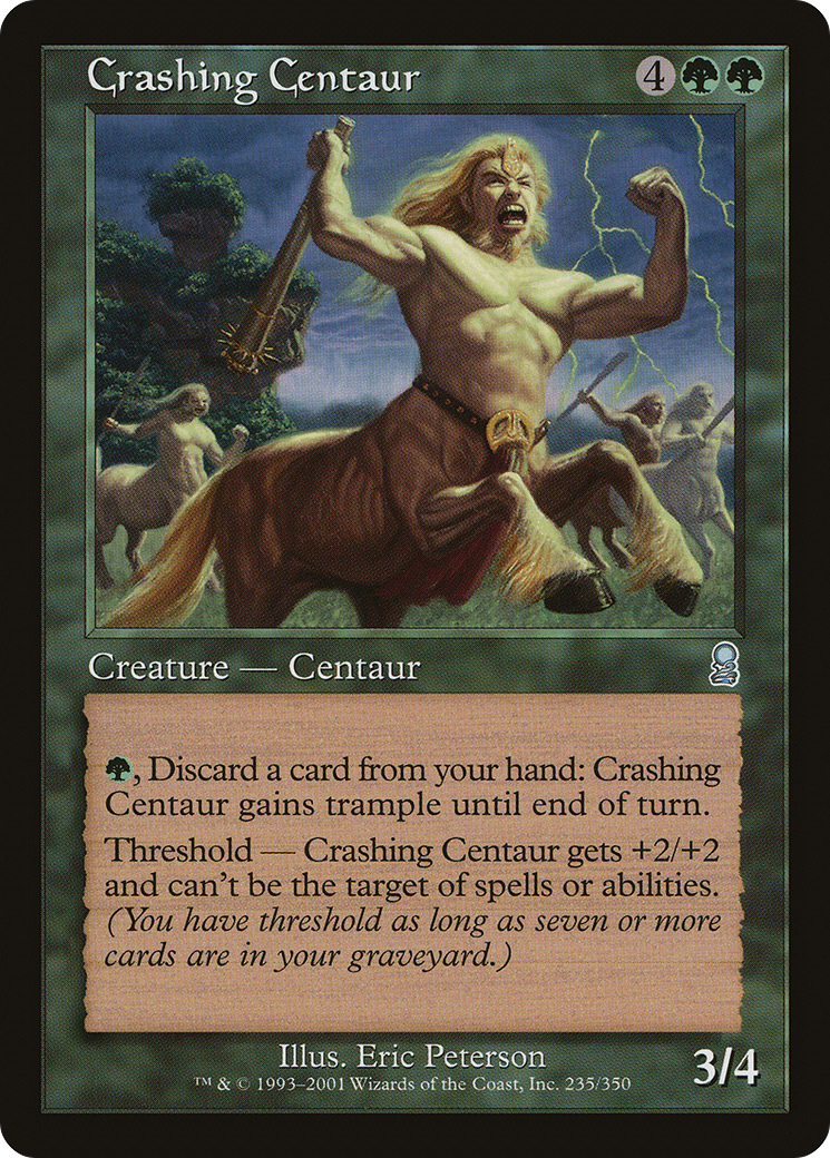 Crashing Centaur (ODY-235)  Foil - Odyssey