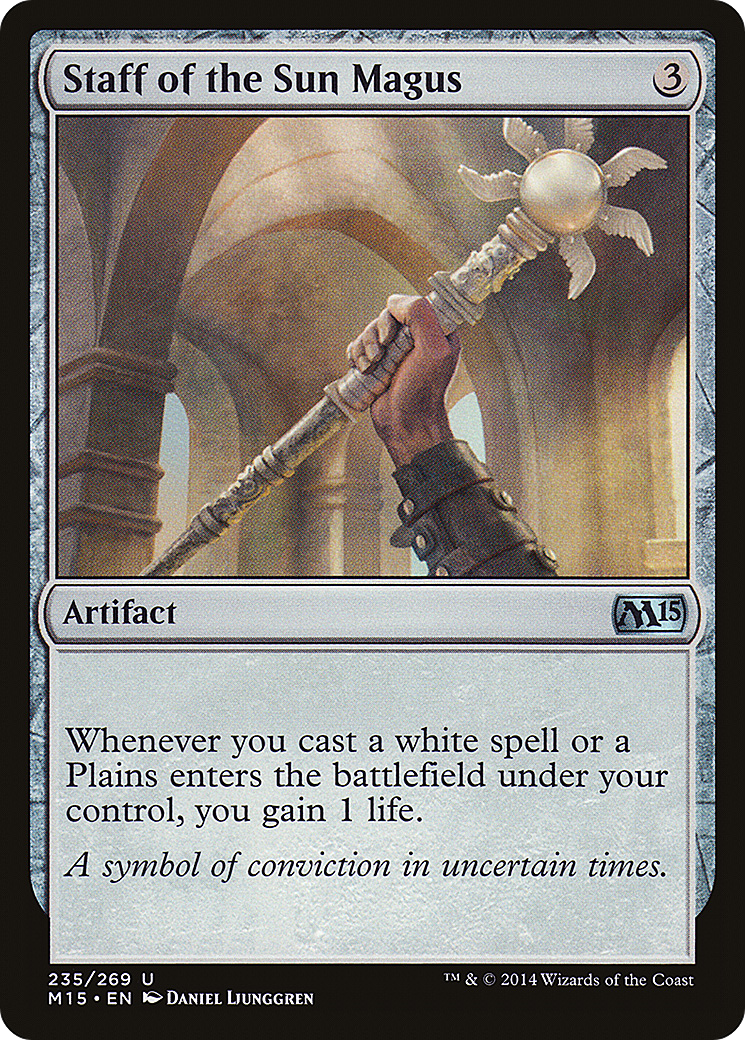 Staff of the Sun Magus (M15-235)  - Magic 2015