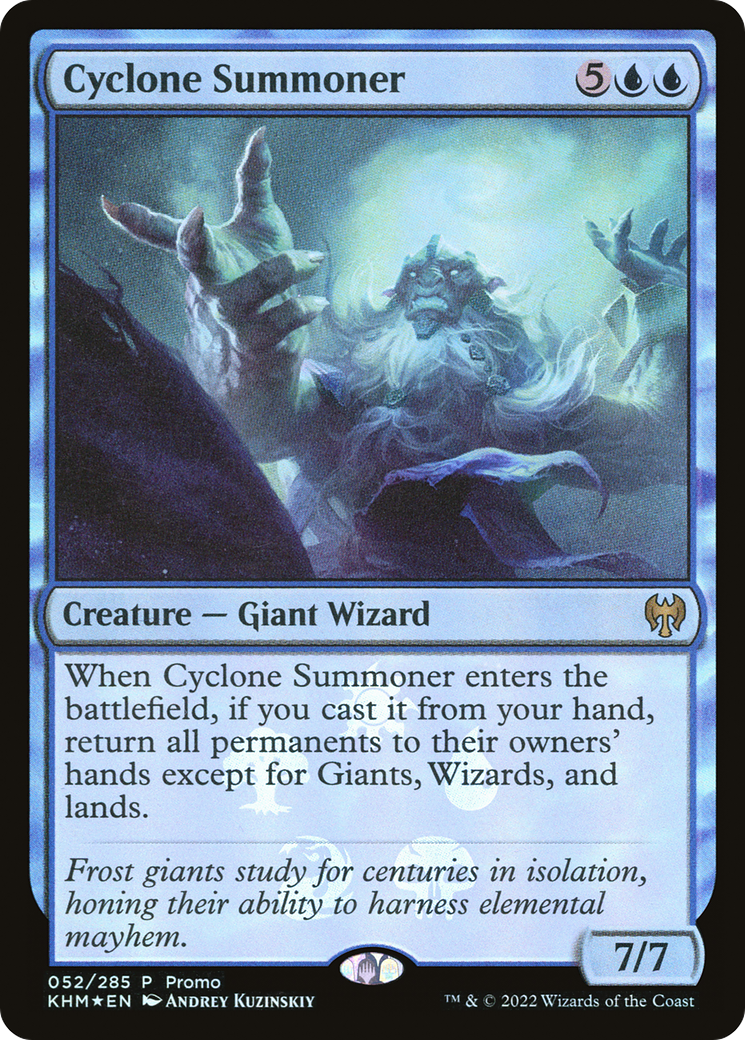 Cyclone Summoner (MEDIA-52★)  Foil - Kaldheim Promos