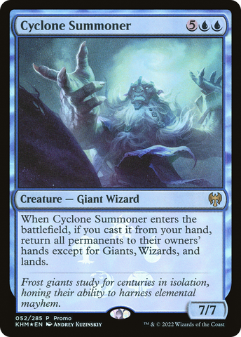 Cyclone Summoner (MEDIA-52★)  Foil - Kaldheim Promos