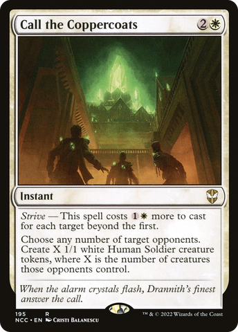 Call the Coppercoats (NCC-195)  - New Capenna Commander