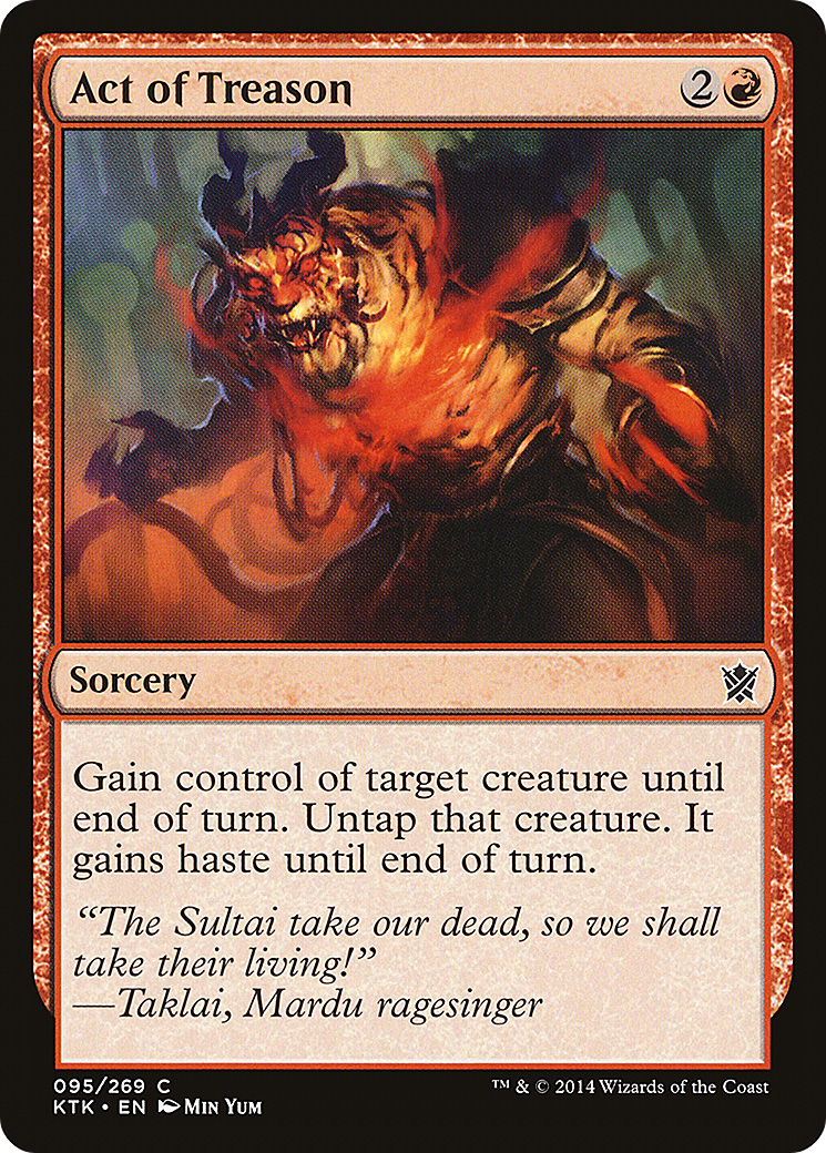 Act of Treason (KTK-095)  - Khans of Tarkir