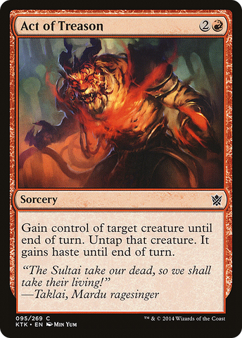 Act of Treason (KTK-095)  - Khans of Tarkir