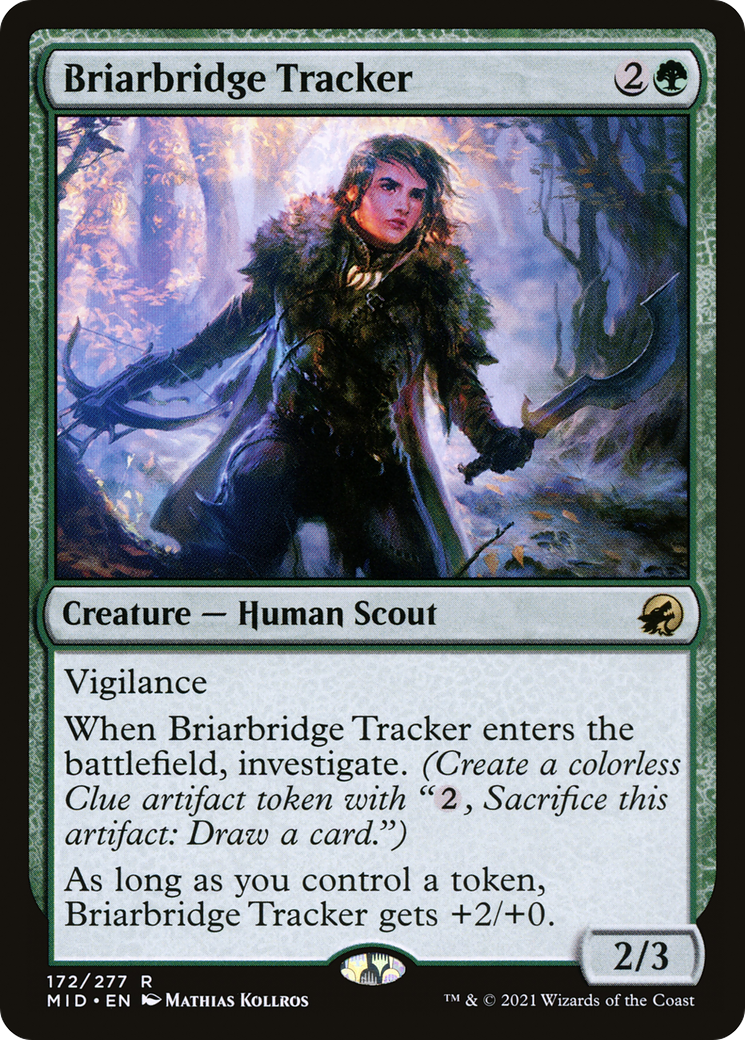 Briarbridge Tracker (MID-172)  Foil - Innistrad: Midnight Hunt