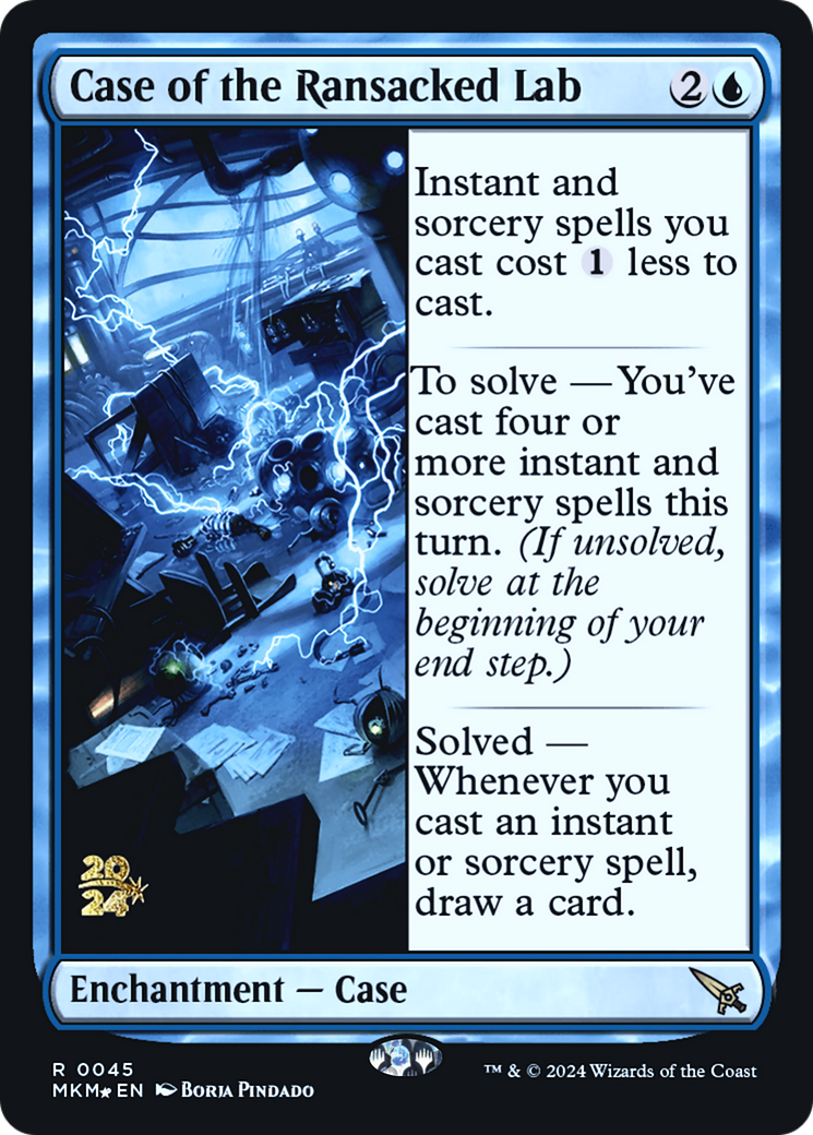 Case of the Ransacked Lab (PRE-045)  Foil - Murders at Karlov Manor Promos