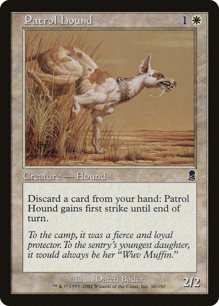 Patrol Hound (ODY-038)  Foil - Odyssey