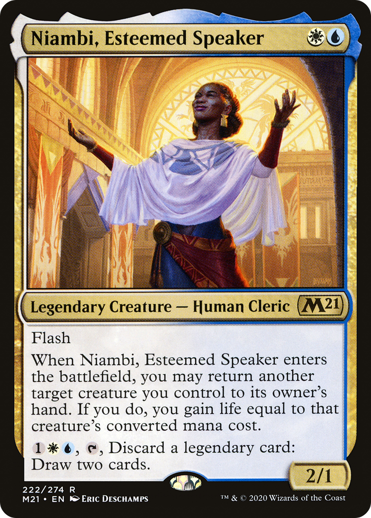 Niambi, Esteemed Speaker (M21-222)  - Core Set 2021