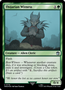 Thijarian Witness (Surge Foil) (WHO-716)  Foil - Doctor Who