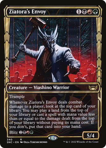 Ziatora's Envoy (Showcase) (SNC-340)  Foil - Streets of New Capenna: (Showcase)
