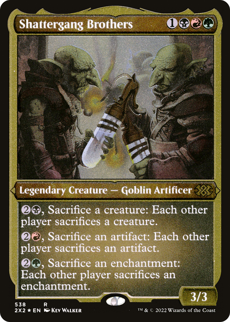 Shattergang Brothers (Foil Etched) (2X2-538)  Foil - Double Masters 2022