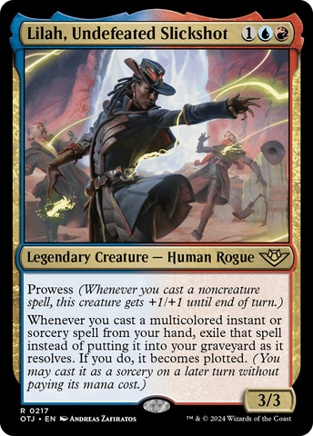 Lilah, Undefeated Slickshot (OTJ-217)  - Outlaws of Thunder Junction