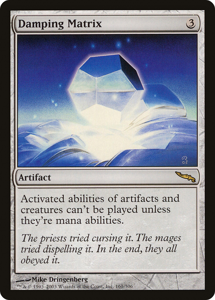 Damping Matrix (MRD-161)  Foil - Mirrodin
