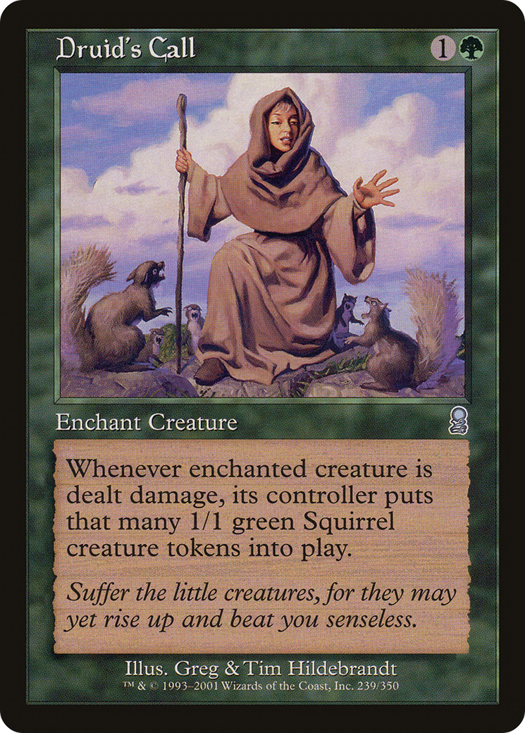Druid's Call (ODY-239)  Foil - Odyssey