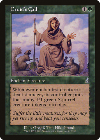 Druid's Call (ODY-239)  Foil - Odyssey