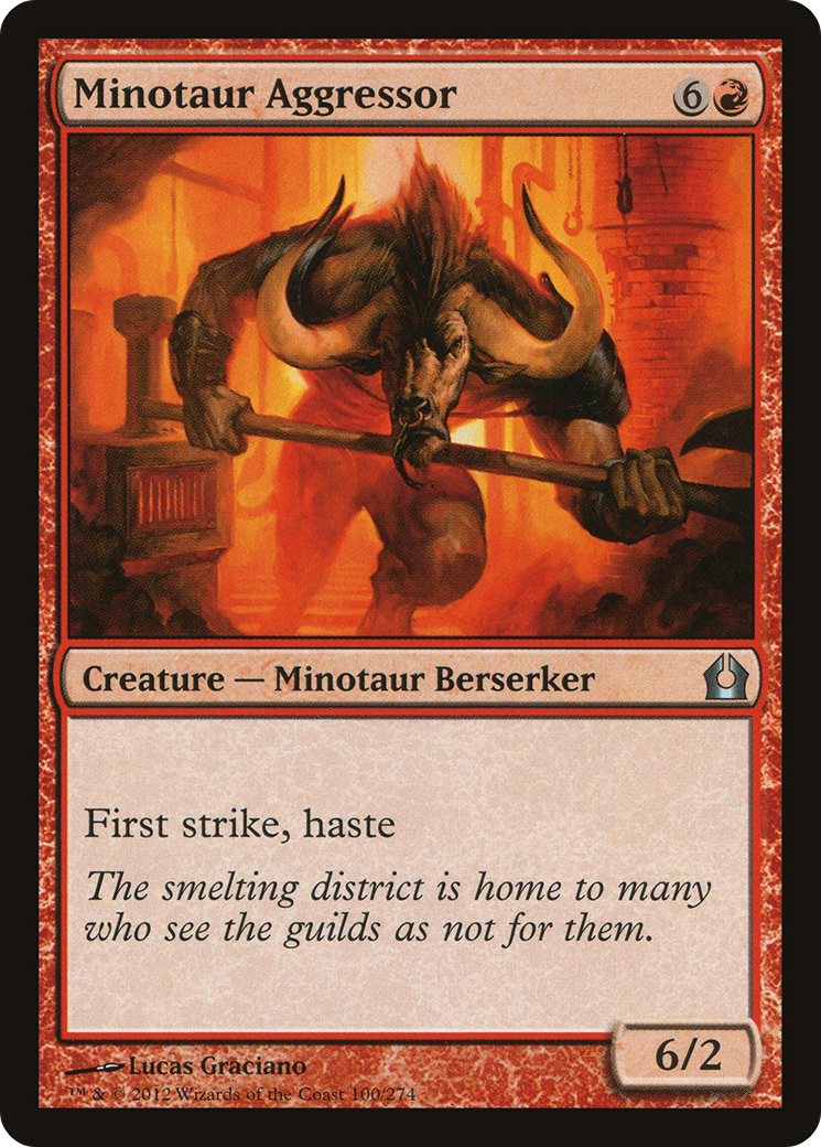 Minotaur Aggressor (RTR-100)  - Return to Ravnica