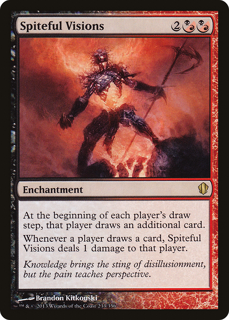 Spiteful Visions (C13-233)  - Commander 2013