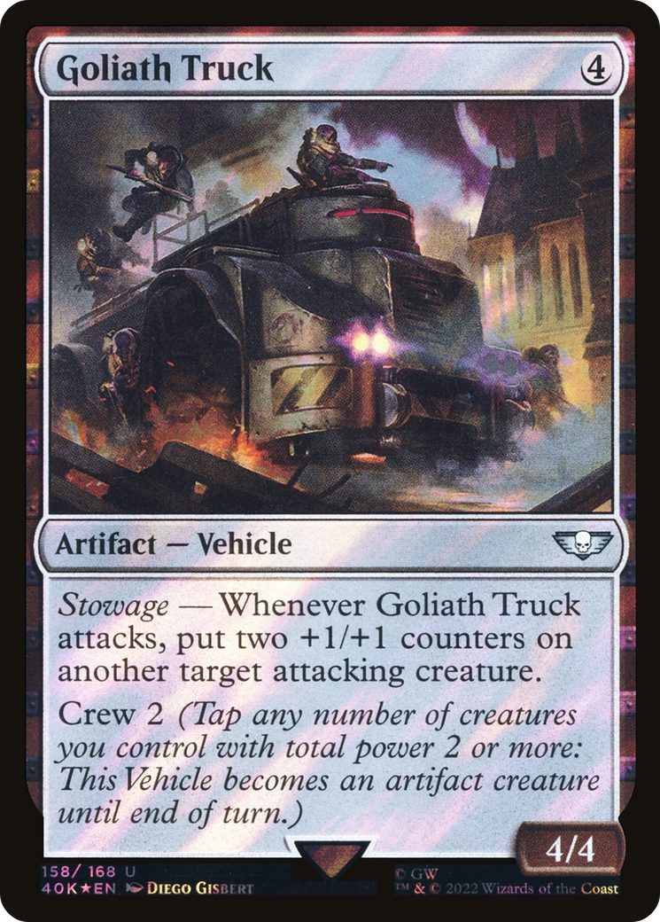 Goliath Truck (Surge Foil) (40K-158)  Foil - Warhammer 40,000 Commander