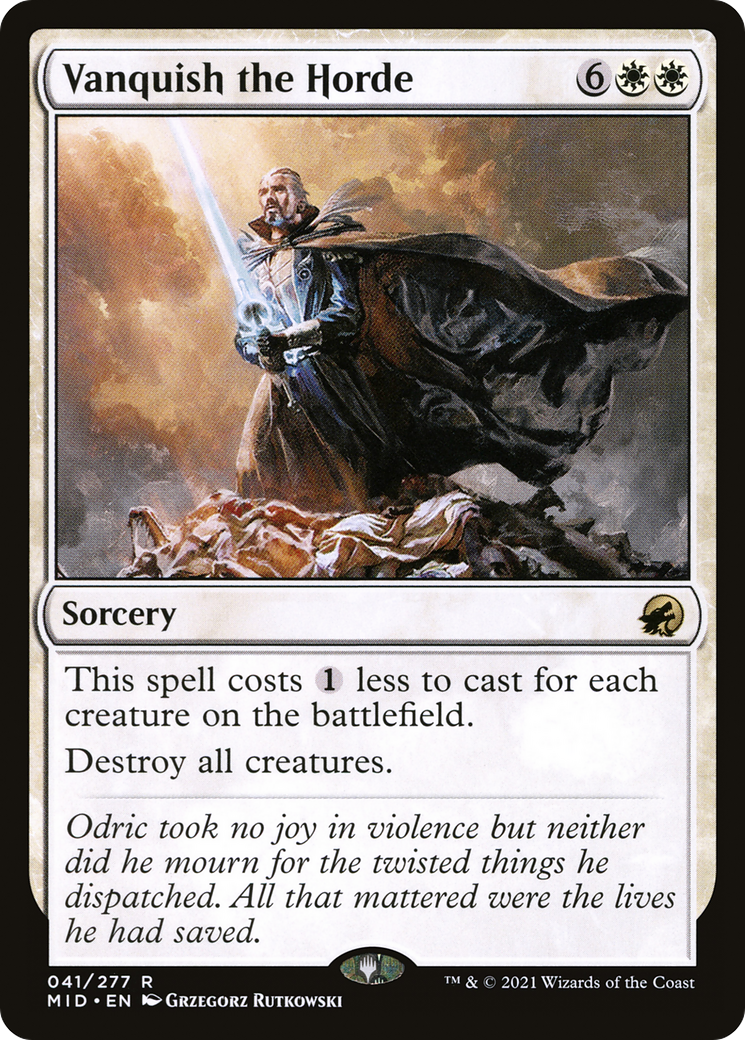 Vanquish the Horde (MID-041)  Foil - Innistrad: Midnight Hunt
