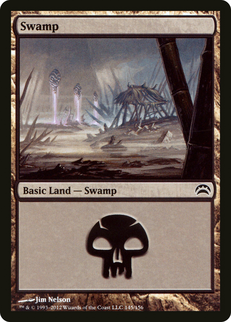 Swamp (145) (PC2-145)  Foil - Planechase 2012