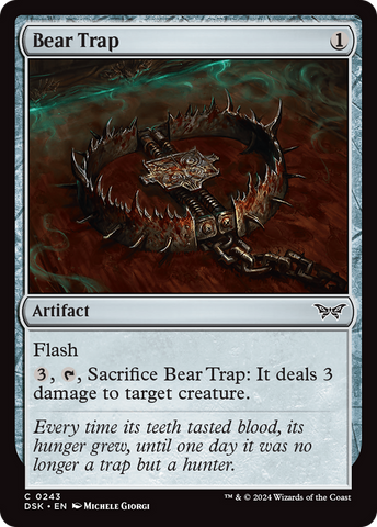 Bear Trap (DSK-243)  Foil - Duskmourn: House of Horror