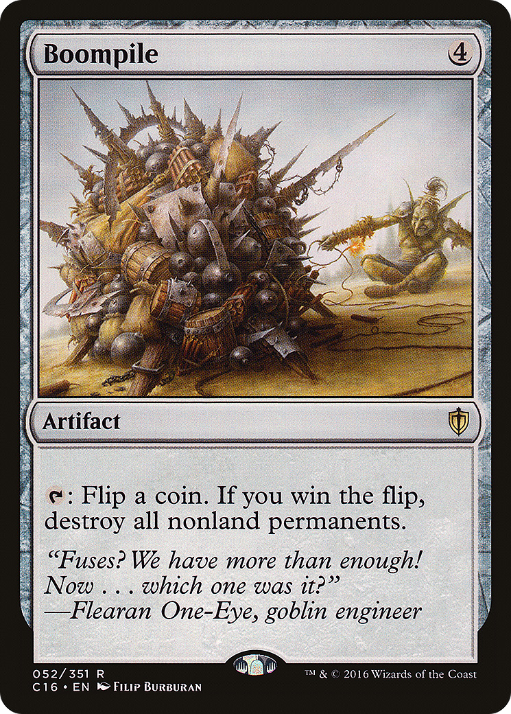 Boompile (C16-052)  - Commander 2016