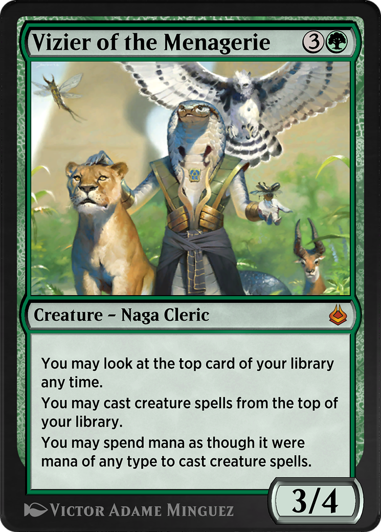 Vizier of the Menagerie (AKR-224)  - Amonkhet Remastered