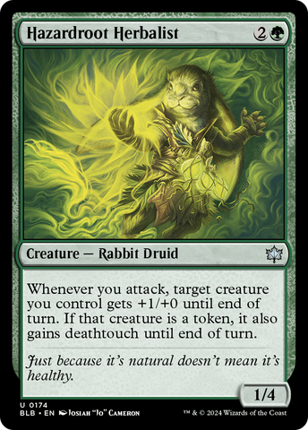 Hazardroot Herbalist (BLB-174)  - Bloomburrow