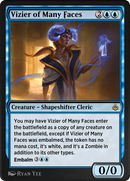 Vizier of Many Faces (AKR-087)  - Amonkhet Remastered