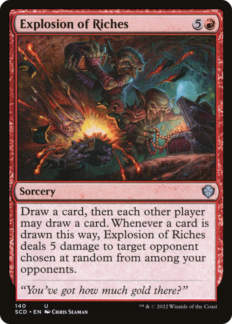 Explosion of Riches (SCD-140)  - Starter Commander Decks