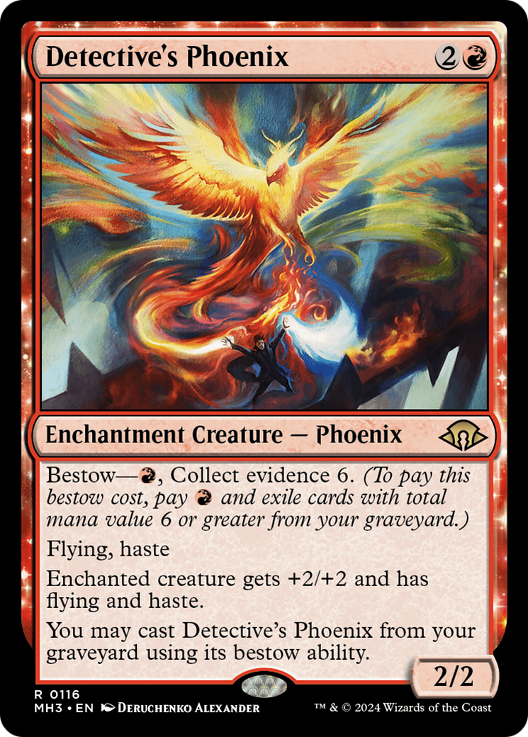 Detective's Phoenix (MH3-116)  Foil - Modern Horizons 3: (enchantment)