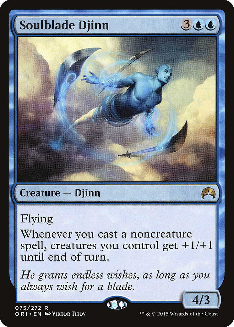 Soulblade Djinn (ORI-075)  Foil - Magic Origins