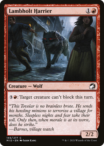 Lambholt Harrier (MID-145)  Foil - Innistrad: Midnight Hunt