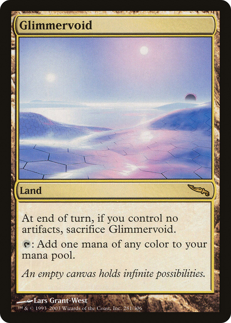 Glimmervoid (MRD-281) - Mirrodin Foil