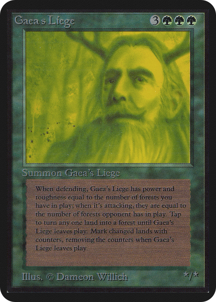 Gaea's Liege (LEA-)  - Limited Edition Alpha