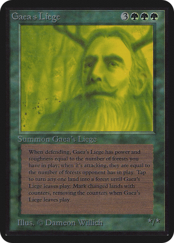 Gaea's Liege (LEA-)  - Limited Edition Alpha