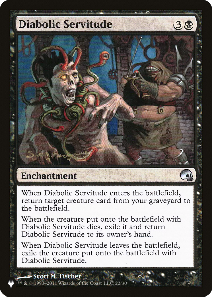 Diabolic Servitude (LIST-PD3-22)  - The List