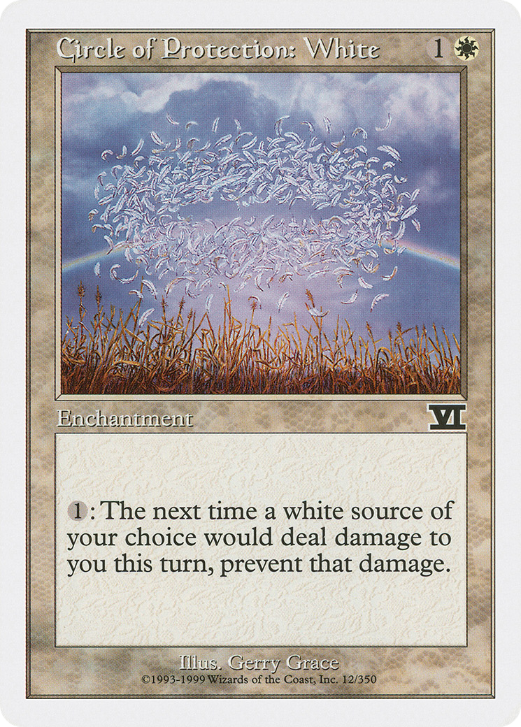 Circle of Protection: White (6ED-012)  - Classic Sixth Edition