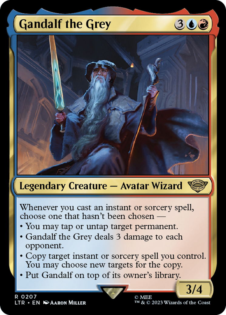 Gandalf the Grey (LTR-207)  Foil - The Lord of the Rings: Tales of Middle-earth