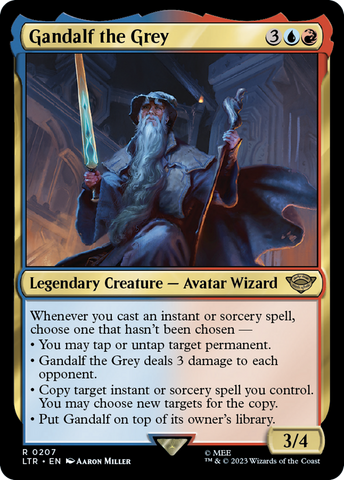 Gandalf the Grey (LTR-207)  Foil - The Lord of the Rings: Tales of Middle-earth