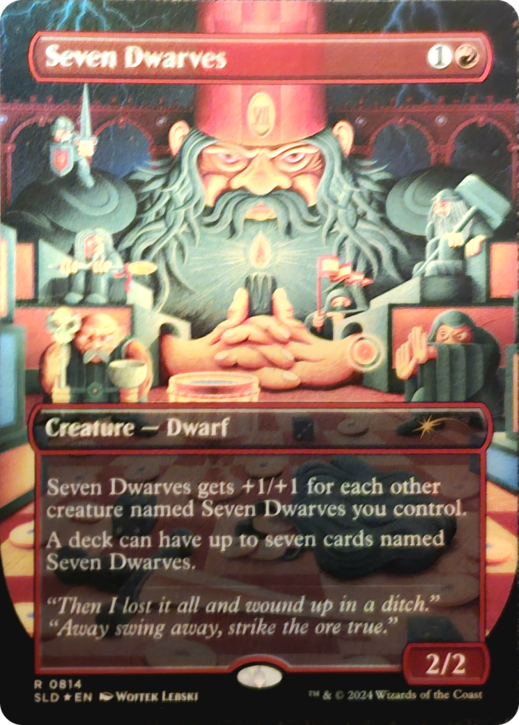 Seven Dwarves (SLD-814) - Secret Lair Drop (Borderless) Foil