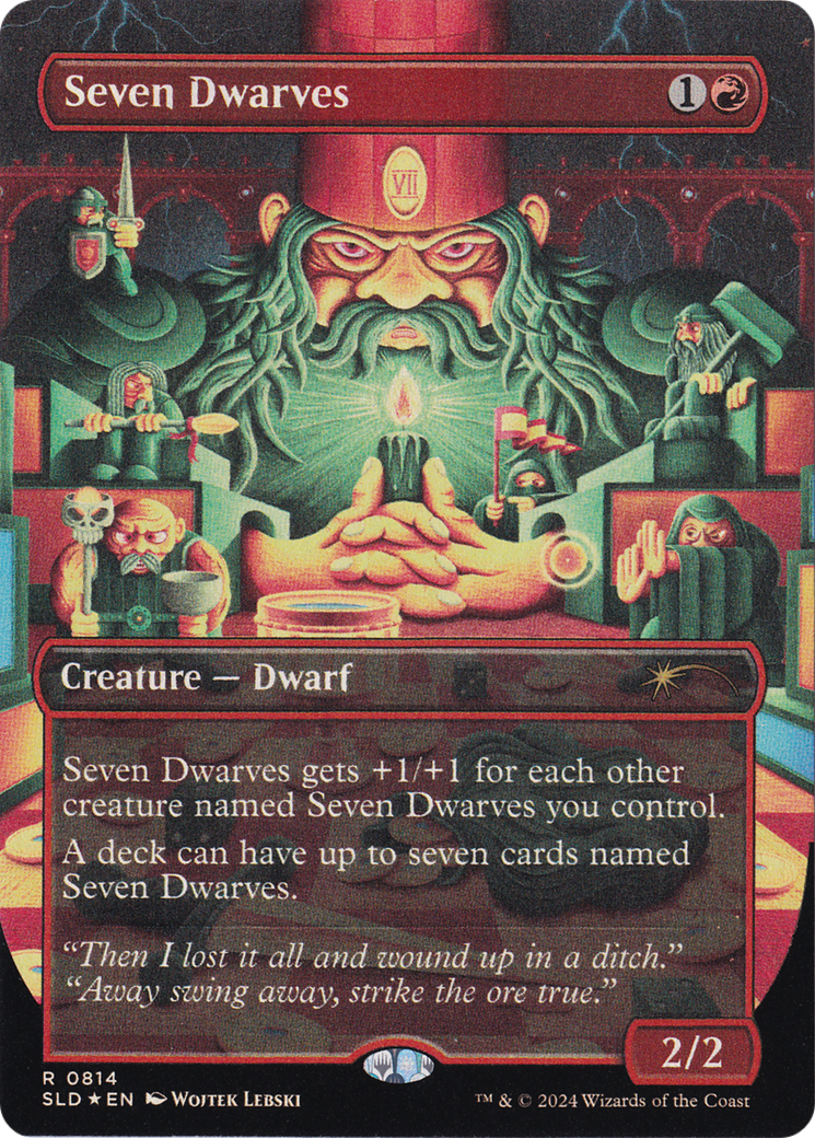 Seven Dwarves (0814) (SLD-814)  Foil - Secret Lair Drop (Borderless)